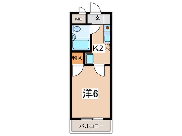 カナレハイツの物件間取画像